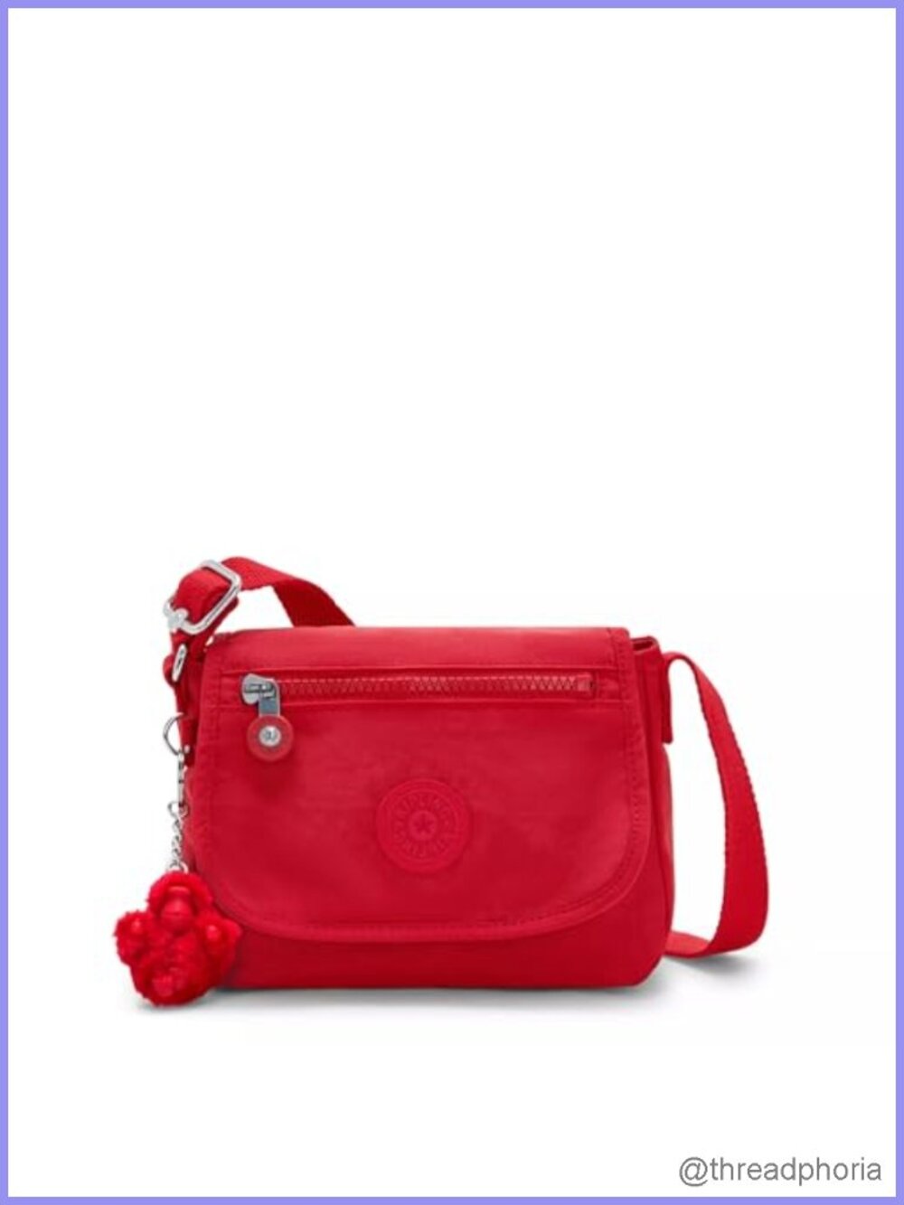 Kipling Sabian Mini Crossbody Bag Nylon Water Resistant Lightweight Purse